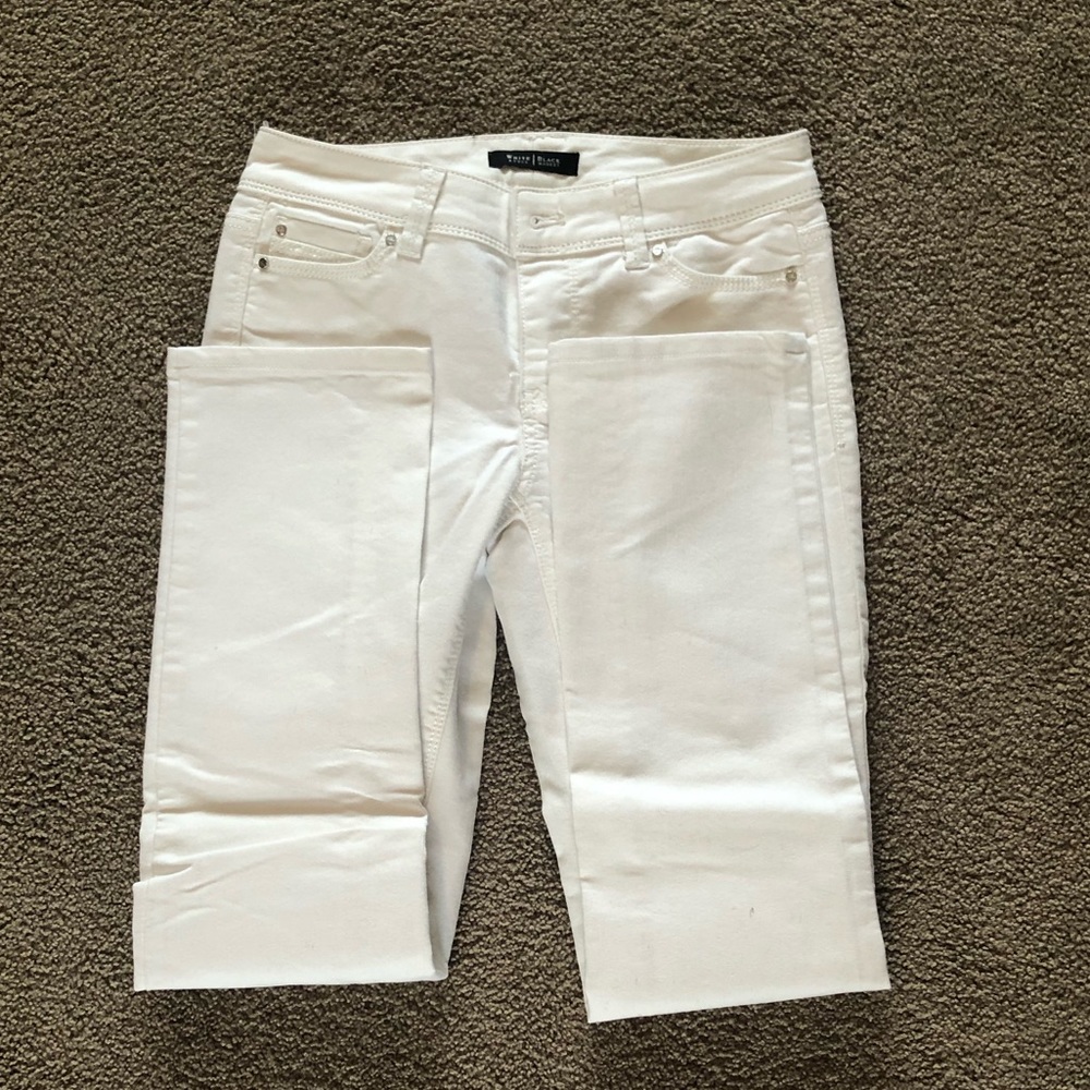 White House Black Market Slim Leg White Jeans - Picture 2 of 5
